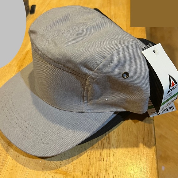 NWT Lot of 4 Access Plain Baseball Caps 2 Black, 2 Grey Gray - Picture 2 of 11